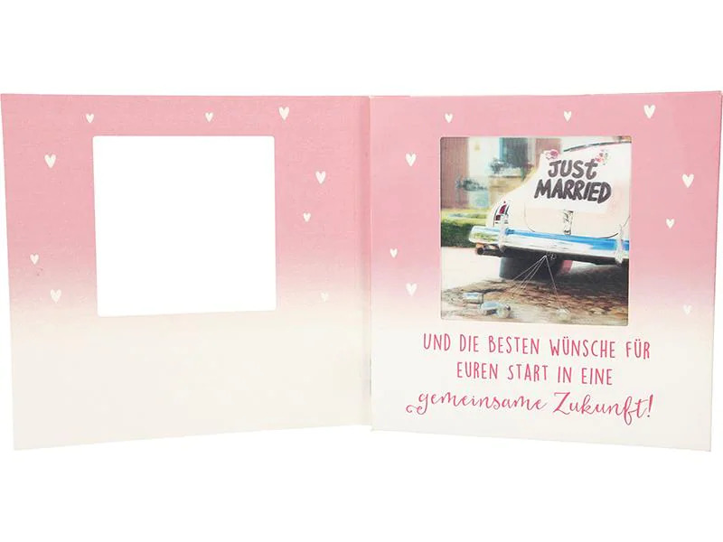 Depesche Musikkarte mit Licht Zur Hochzeit, gute Fahrt ins Eheglück!