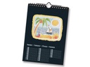 Folia Dauerkalender A4 schwarz