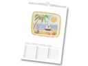 Folia Dauerkalender A4 weiss