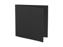 Artoz Blankokarte 1001, 15.5 x 15.5 cm, 5 Blatt, Schwarz