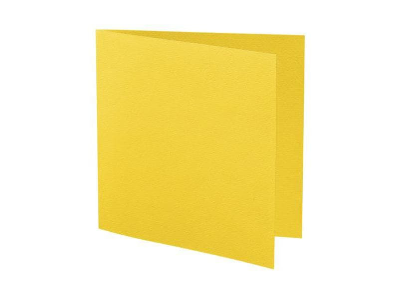 Artoz Blankokarte 1001, 15.5 x 15.5 cm, 5 Blatt, Sonnengelb