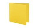 Artoz Blankokarte 1001, 15.5 x 15.5 cm, 5 Blatt, Sonnengelb