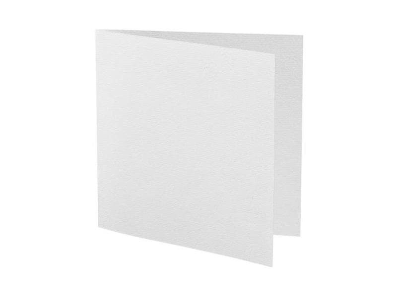 Artoz Blankokarte 1001, 15.5 x 15.5 cm, 5 Blatt. Blütenweiss