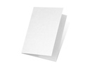 Artoz Blankokarte 1001, A5, 5 Blatt, Blütenweiss