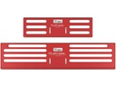 GREY SHEEP. Kennzeichenhalterset ProFrame 2, KFZ-lang, Velocity Red