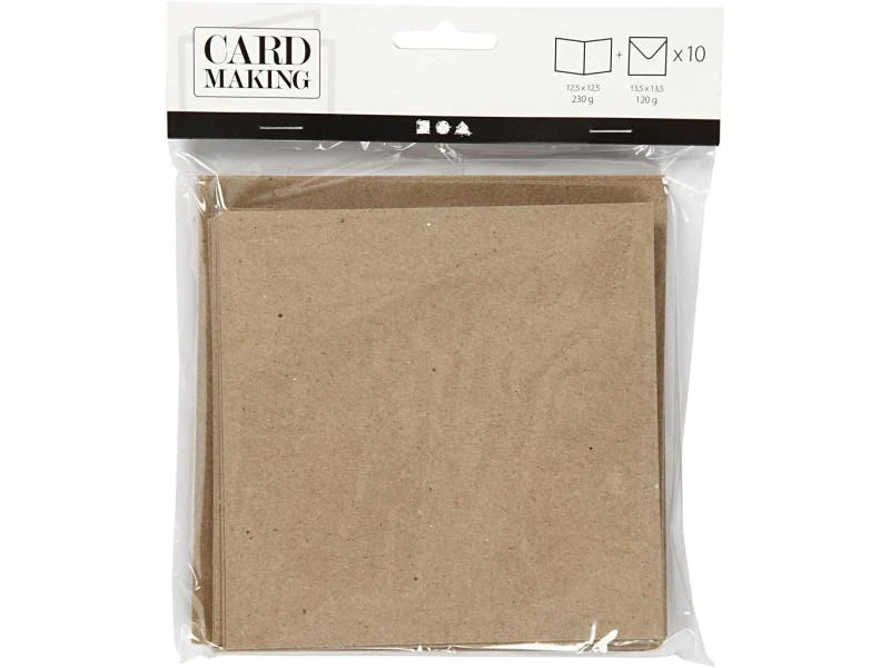 Creativ Company Blankokarte 12.5 x 12.5 cm 10 Sets