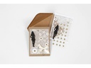 Creativ Company Blankokarte 15 x 15 cm 50 Sets, Braun