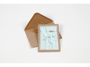 Creativ Company Blankokarte 15 x 15 cm 50 Sets, Braun