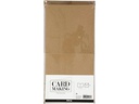Creativ Company Blankokarte 15 x 15 cm 50 Sets, Braun