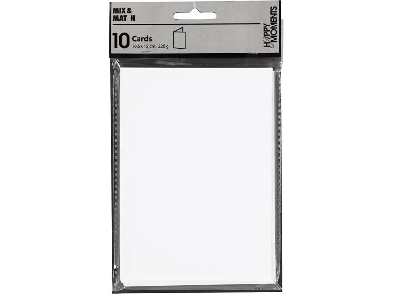 Creativ Company Blankokarte 220 g 10 Stück