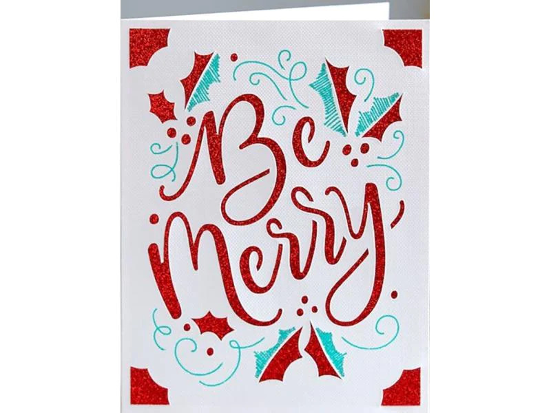 Cricut Blankokarte Joy 10.7 x 13.9 cm, Glitz and Glam