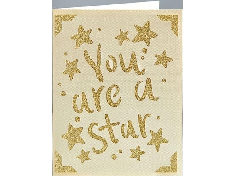 Cricut Blankokarte Joy 10.7 x 13.9 cm, Glitz and Glam