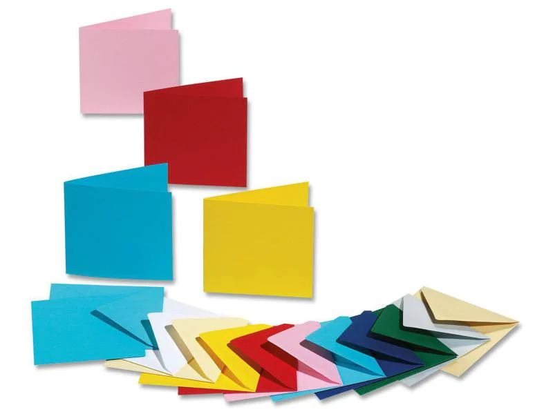 Folia Blankokarte 220 g/m2 quadratisch Crème