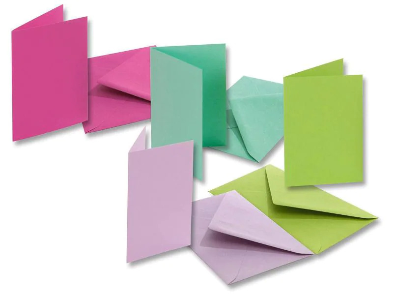Folia Blankokarte 220 g/m2 rechteckig Hellgrün