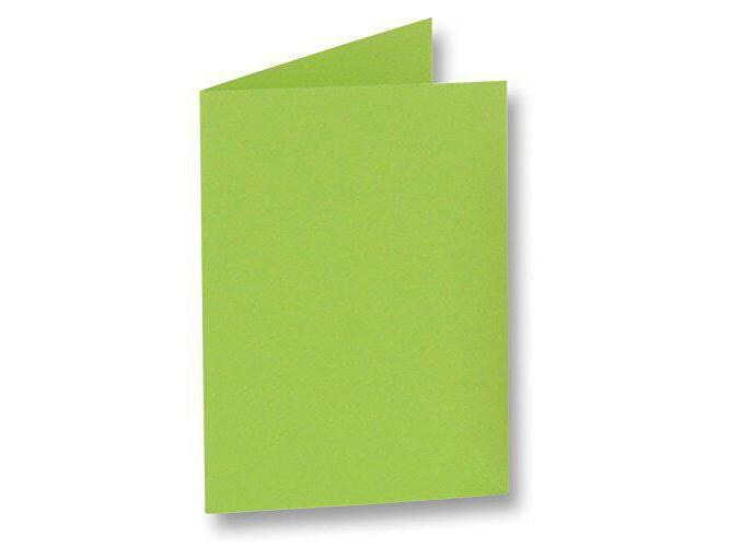 Folia Blankokarte 220 g/m2 rechteckig Hellgrün