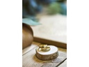 Partydeco Tischkarte Holzscheibe Ø 4.5-6.5 cm H: 1 cm, 20 Stück, Braun