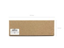 Partydeco Tischkarte Holzscheibe Ø 4.5-6.5 cm, H: 1 cm, 6 Stück, braun