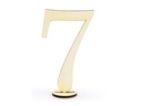 Partydeco Tischkarte Nummern 10.5 cm, 10 Stück, Gold