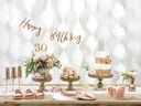 Partydeco Tischkarte Nummern 26.5 cm, 10 Stück, Spiegelpapier, Gold