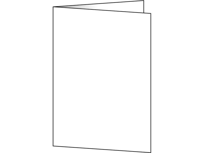 Sigel Blankokarte A5 (A4), 20 Blatt, Weiss