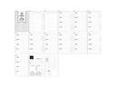 Creativ Company Papiersatzeinlage 5-Wochen-Plan, 142x210 mm, 7 Seiten