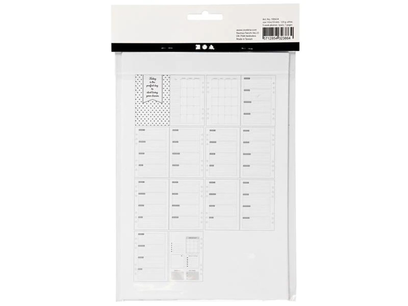 Creativ Company Papiersatzeinlage 5-Wochen-Plan, 142x210 mm, 7 Seiten