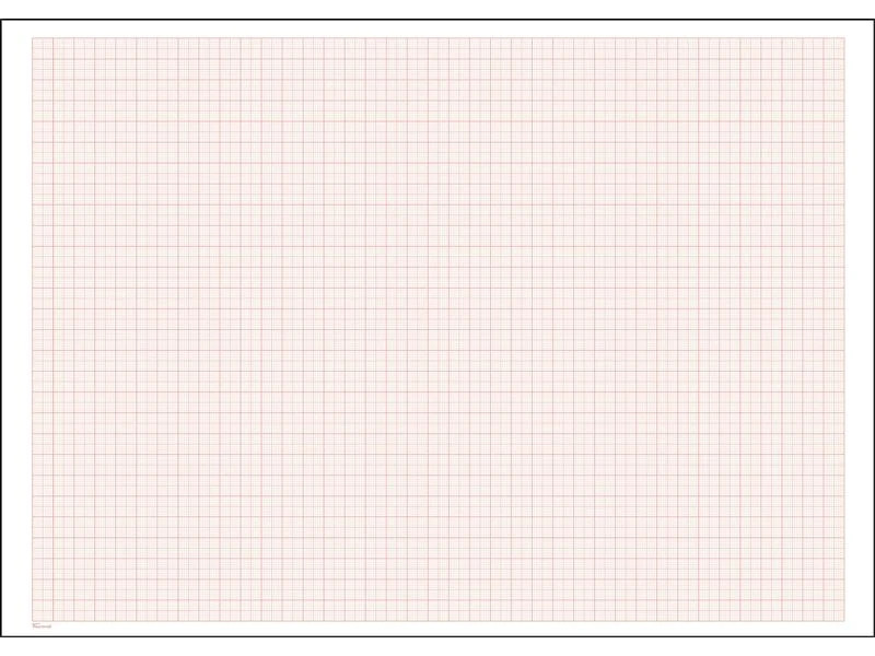 Favorit Notizblock 42 x 29.7 cm, 50 Blatt, Weiss/Braun