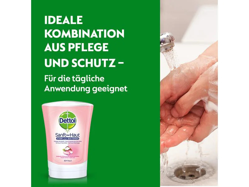 Dettol Handseife No-Touch Nachfüller Sheabutter &amp; Rosenblüte 250 ml