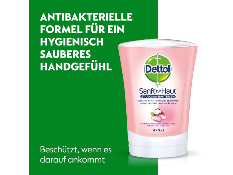 Dettol Handseife No-Touch Nachfüller Sheabutter &amp; Rosenblüte 250 ml