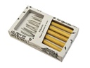 Heidi Cheese Line Kartoffelgabel Basic 6 Stück, Braun/Silber