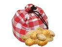 Heidi Cheese Line Kartoffelsack Vichy Rot/Weiss