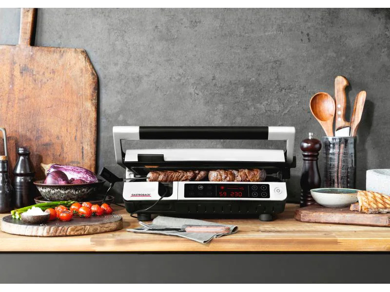 Gastroback Kontaktgrill Design BBQ Advanced Control 2000 W