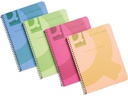 CONNECT Notizheft A5, Kariert, Pink