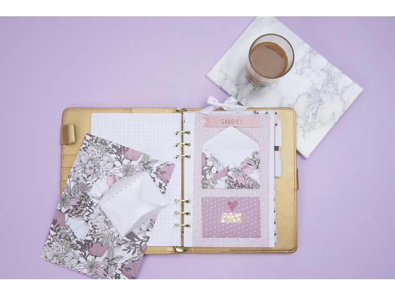 Creativ Company Notizbuch Kalender, 19x23.5x4 cm, Gold