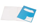 ELCO Schulheft 17.5 x 22 cm, Blanko, Blau/Weiss