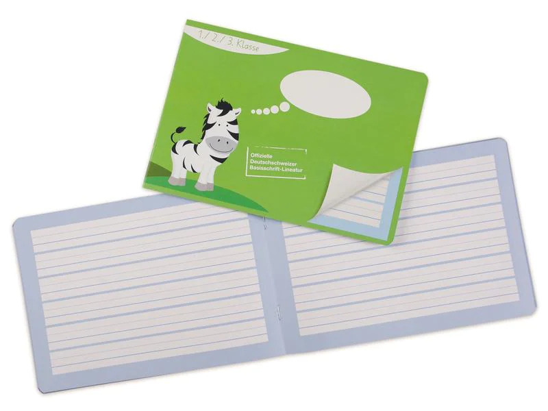 ELCO Schulheft A4, Liniert, Grün
