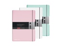 Herlitz Notizheft my.book flex A4, Kariert, Rosa