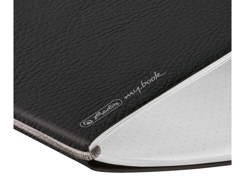 Herlitz Notizheft my.book flex A5, Dot, Lederoptik