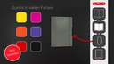 Herlitz Notizheft my.book flex A5, Kariert, Schwarz