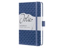 Jolie Notizbuch JN100 A6, Liniert, Blau