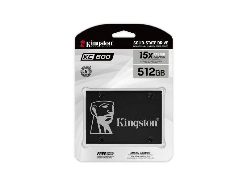 Kingston SSD KC600 2.5 SATA 512 GB