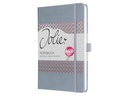 Jolie Notizbuch JN209 A5, Liniert, Grau