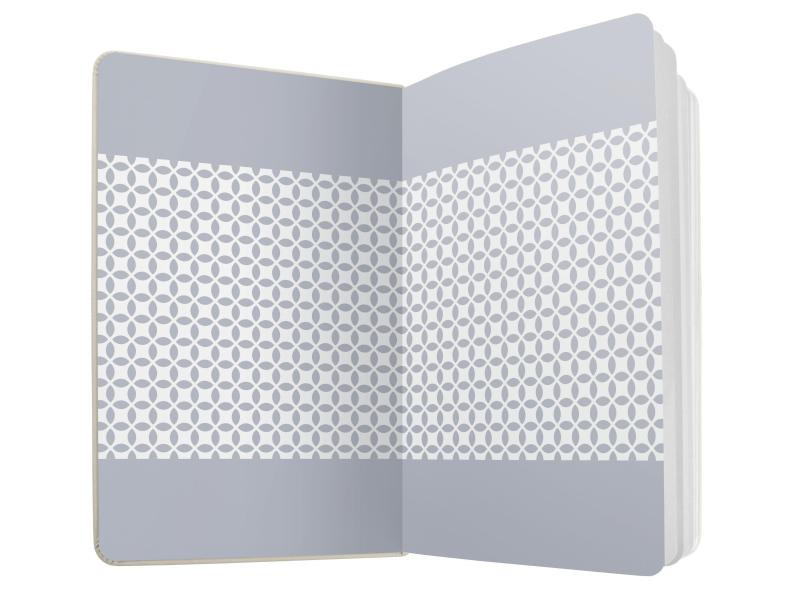 Jolie Notizbuch JN209 A5, Liniert, Grau