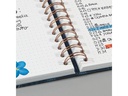 Jolie Notizbuch Mystic Jungle A5, Dot, Blau/Schwarz/Kupfer