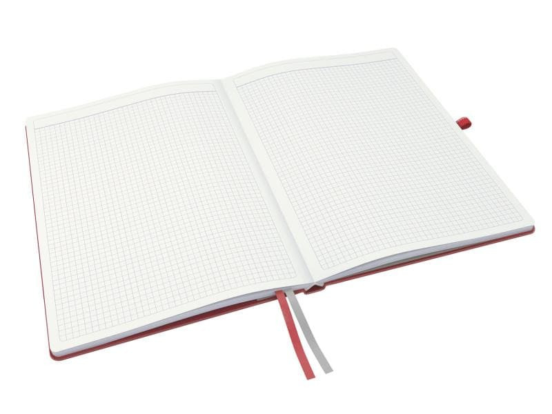 Leitz Notizbuch A4, Kariert, Rot