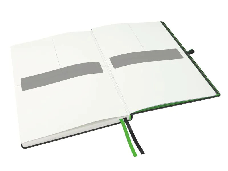 Leitz Notizbuch A4, Kariert, Schwarz