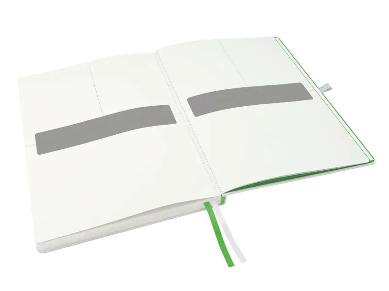 Leitz Notizbuch A4, Kariert, Weiss