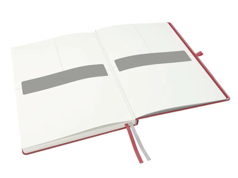 Leitz Notizbuch A4, Liniert, Rot