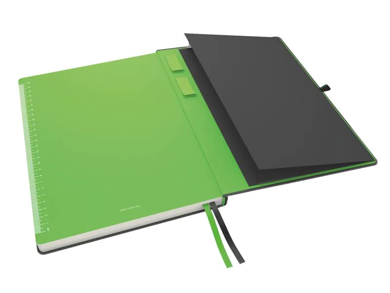 Leitz Notizbuch A4, Liniert, Schwarz
