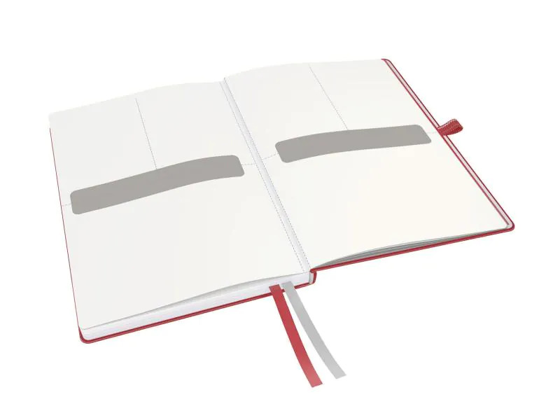 Leitz Notizbuch A5, Kariert, Rot